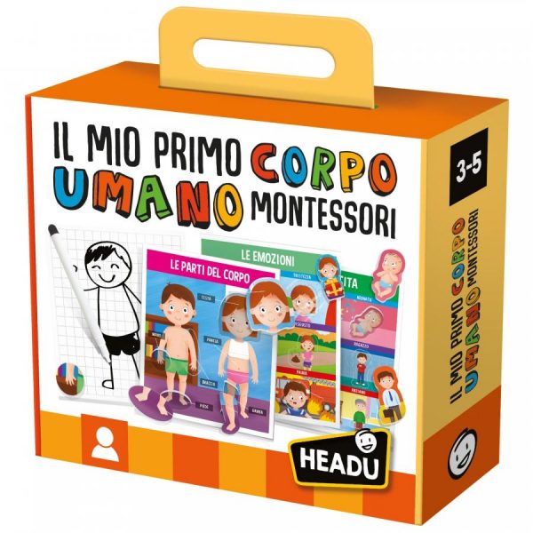 Montessori Il mio primo corpo umano Headu