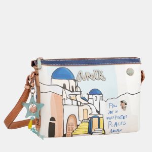 Borsa a tracolla Sunrise a triplo scomparto Anekke Mediterranean