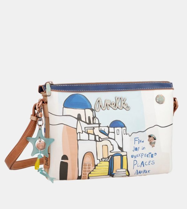 Borsa a tracolla Sunrise a triplo scomparto Anekke Mediterranean