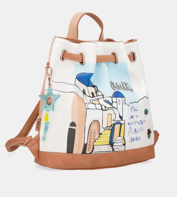 Zaino con borsa a secchiello Sunrise Mediterranean Anekke