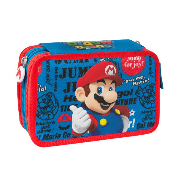 Astuccio tre zip Super Mario