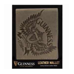Portafoglio in pelle Guinness Grigio