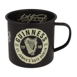 Tazza Smaltata Guinness Nera