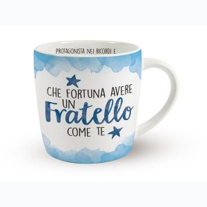 Tazza Enjoy "Che fortuna avere un fratello come te".