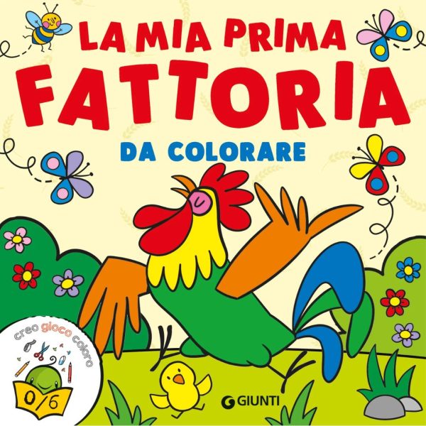 Libro La Mia Prima Fattoria da Colorare