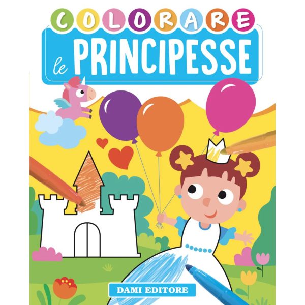 Libro Colorare Le Principesse