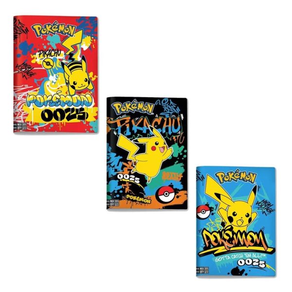 Maxi Quaderno A4 Pokemon - Rig. C