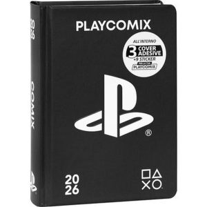 Agenda Playcomix 2025-2026 16 Mesi Medium