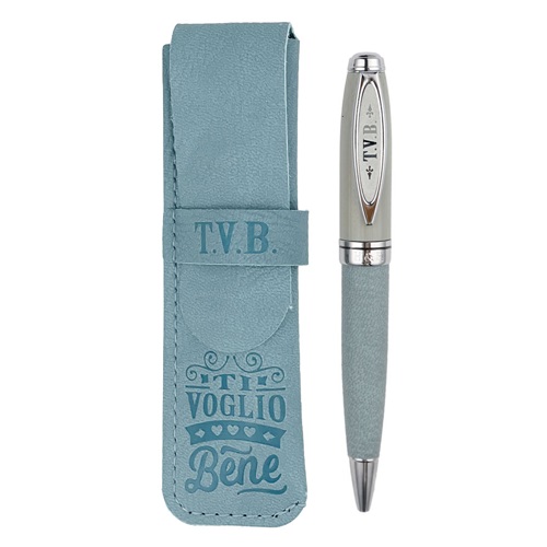 Penna Bamboo Ti Voglio Bene TVB - immagine 1