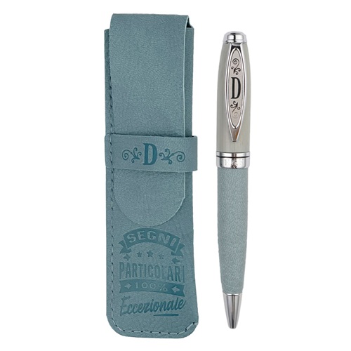 5051276456461_1 Penna Bamboo Lettera D - immagine 1