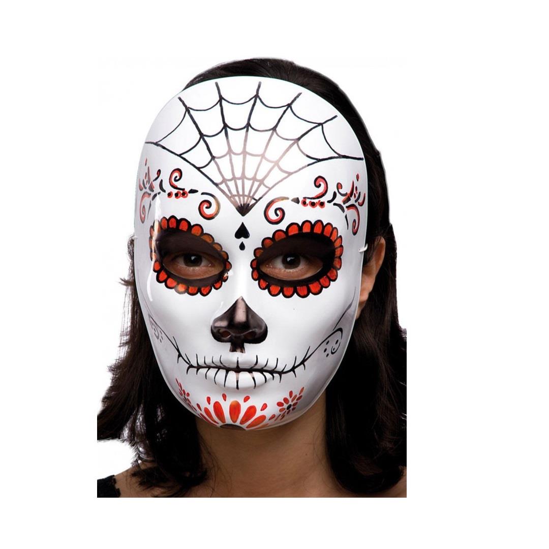 8004761001759_1 Maschera Viso Medio in Plastica Con Decorazioni - immagine 1