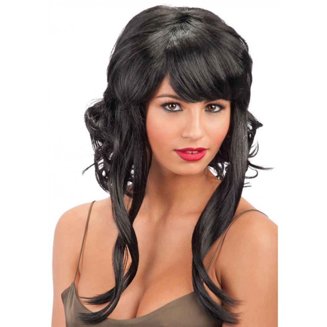 8004761028800_1 Parrucca Nera Mossa - immagine 1