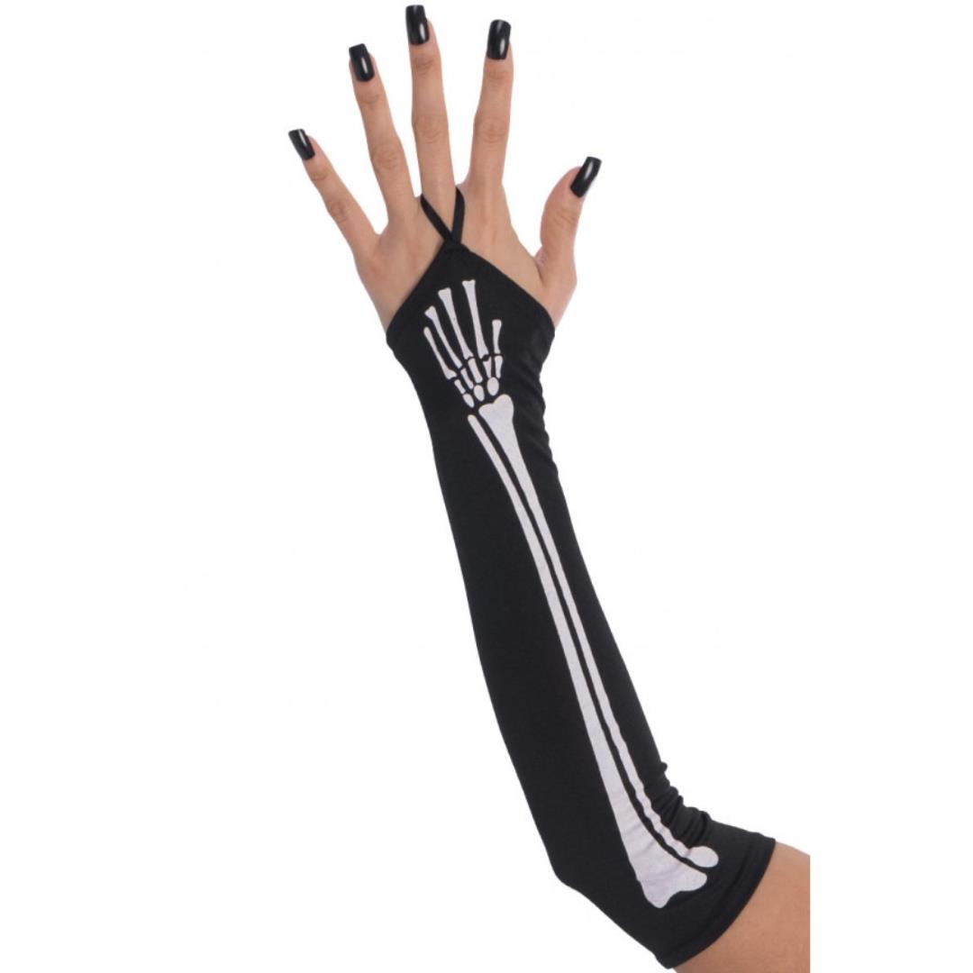 8004761038403_1 Manicotti Scheletro Lunghi Neri - immagine 1