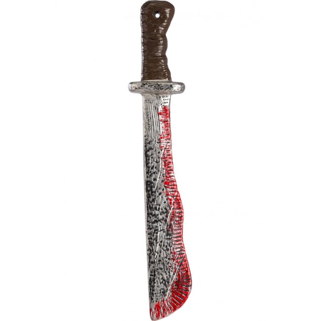 8004761047788_1 Coltellaccio Insanguinato In Plastica - immagine 1