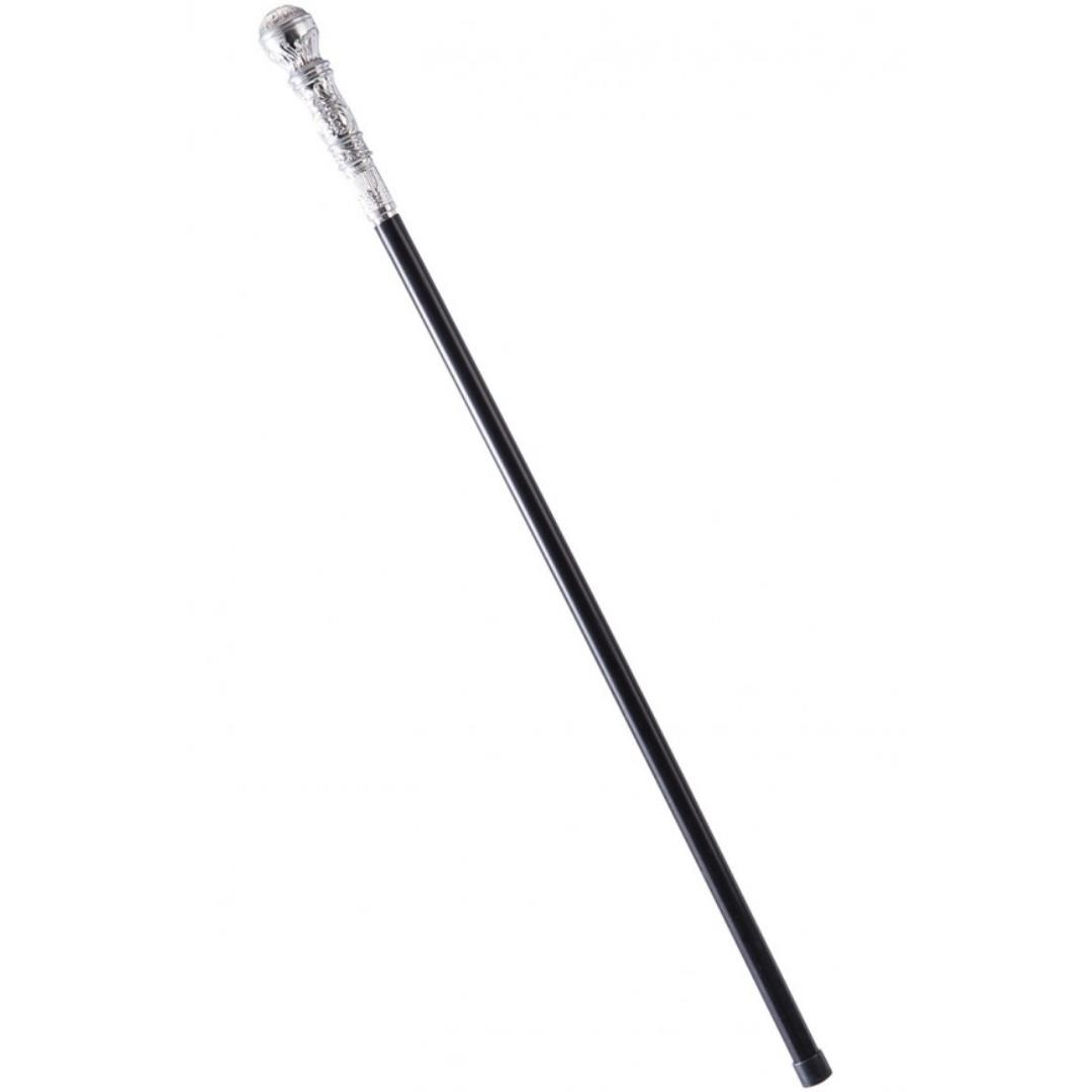 Bastone Con Pomello Argento - immagine 1