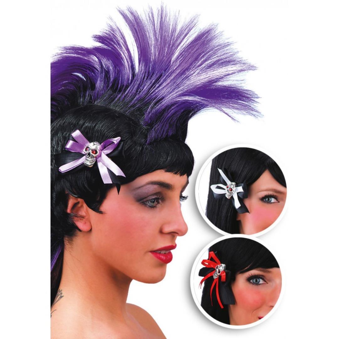 Mollette Per Capelli Con Teschio - immagine 1