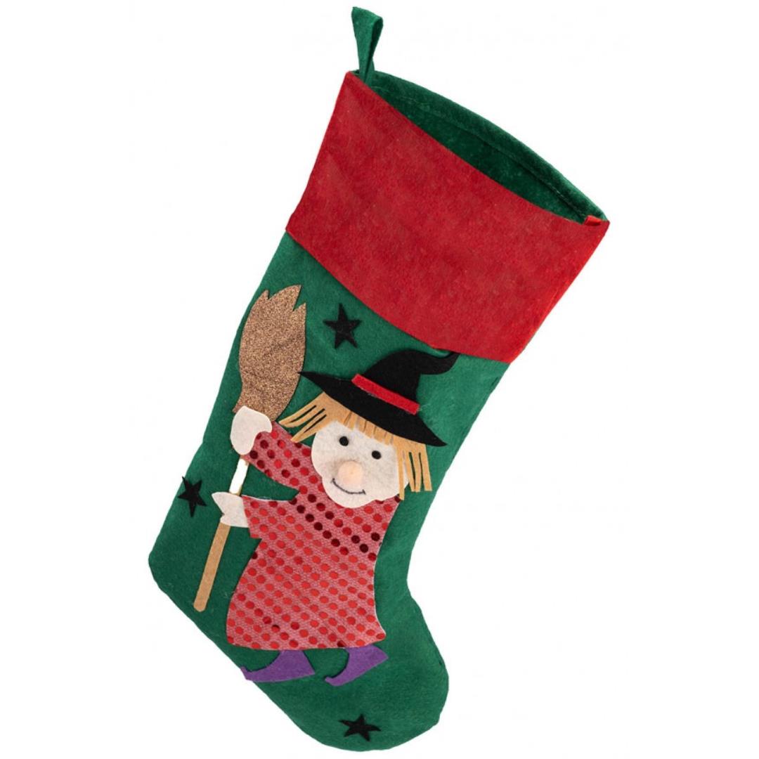 Calza Befana Verde - immagine 1