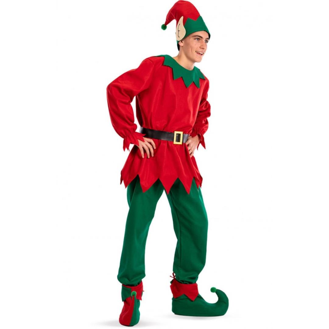 8004761270452_1 Costume Elfo Uomo Tg. M-L - immagine 1