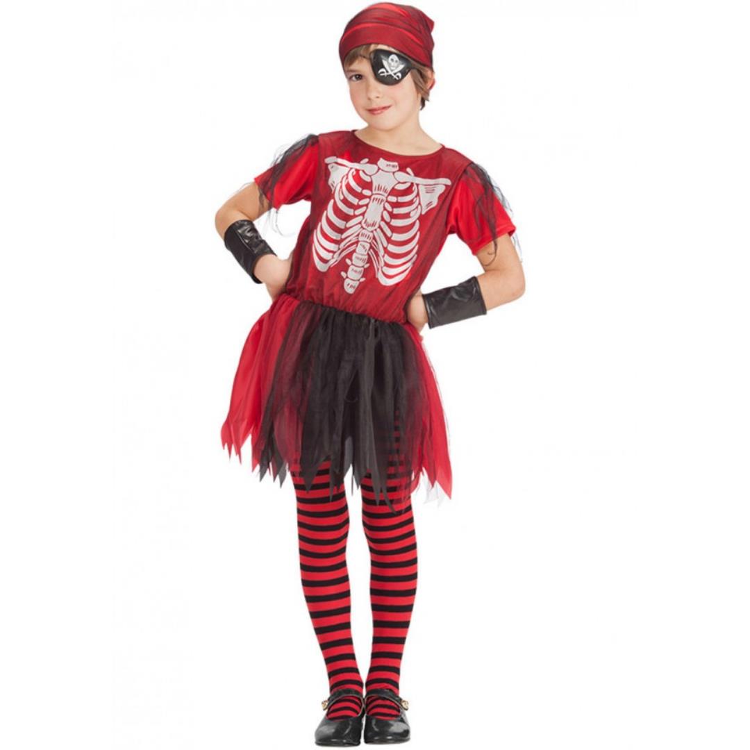 8004761686185_1 Costume Zombie Corsara 10-11 Anni - immagine 1