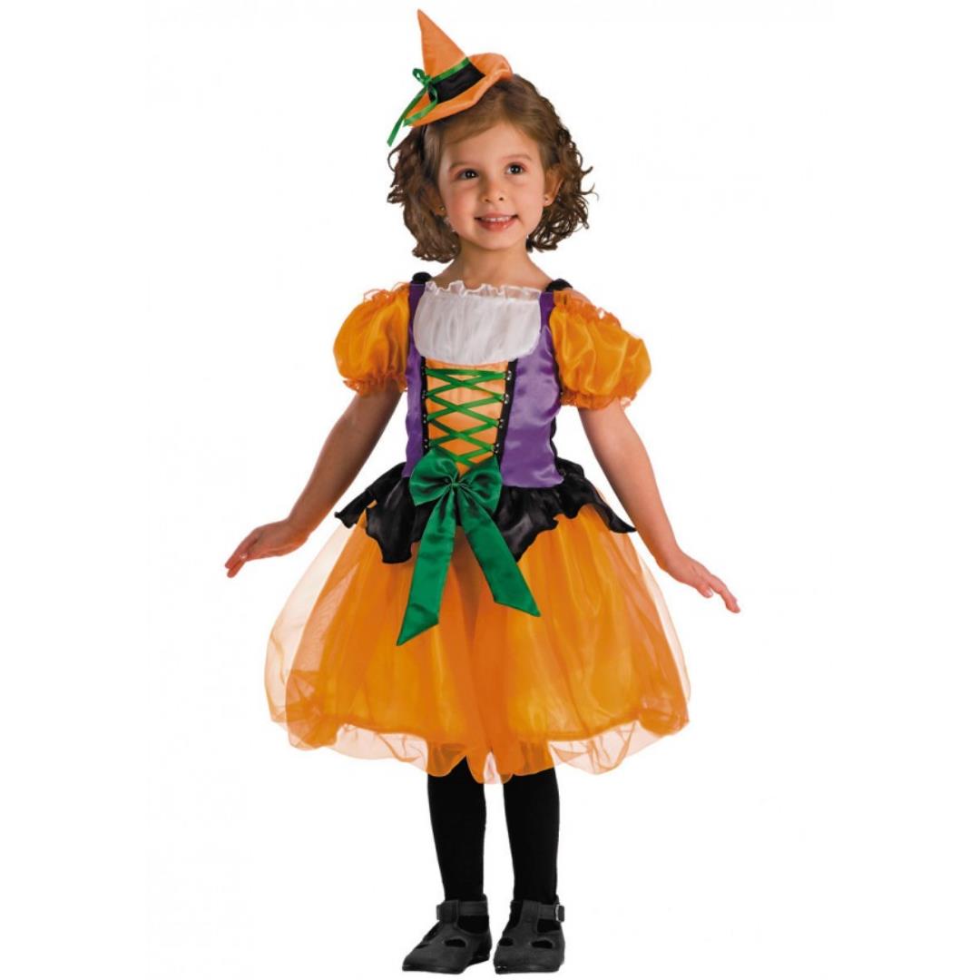 8004761686215_1 Costume Strega 6-7 Anni - immagine 1