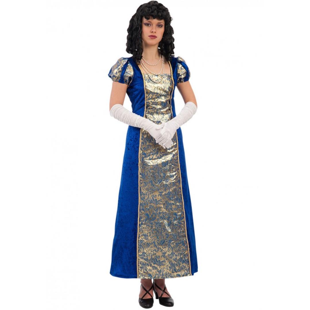 8004761836238_1 Costume Damina Blu Taglia Unica (M-L) - immagine 1