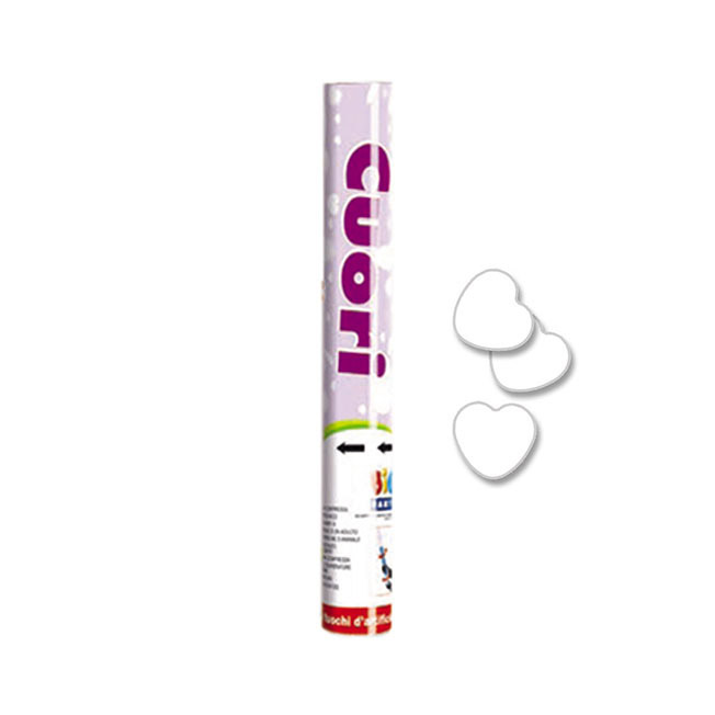 8020834500073_1 Cannon Sparacoriandoli Cuori Bianco - immagine 1