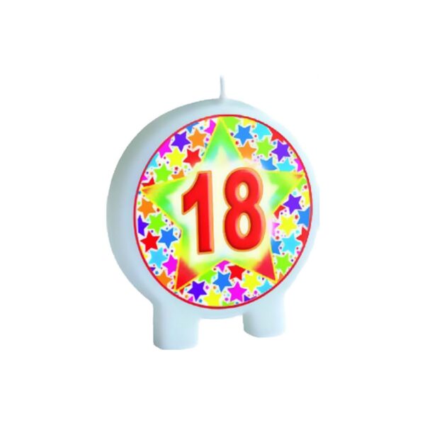 Candelina 18 anni  Multicolor - immagine 1