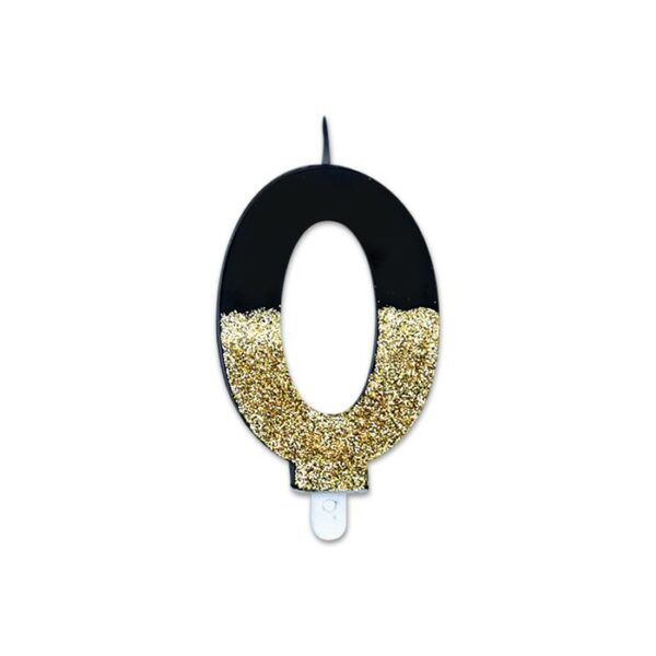 Candelina Sweety Prestige 9 cm Numero 0 - immagine 1