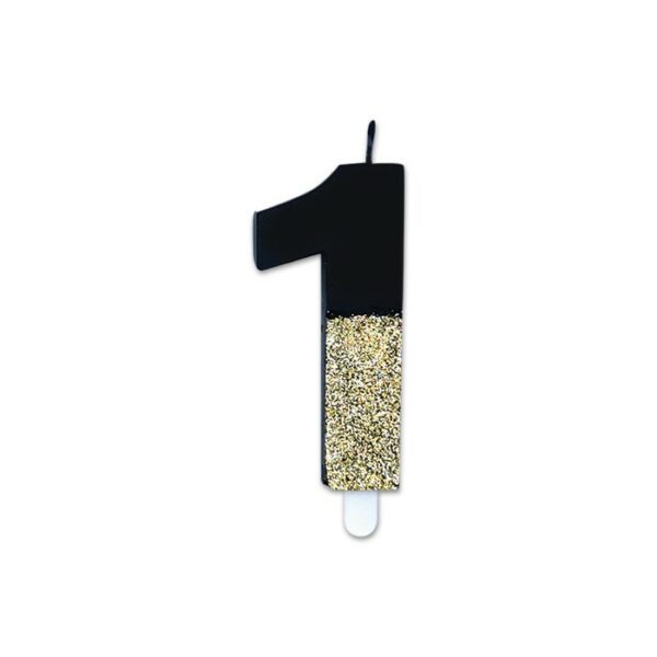 Candelina Sweety Prestige 9 cm Numero 1 - immagine 1