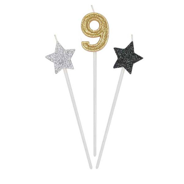 8020834741698_1 3 Candeline picks Prestige Numero 9 - immagine 1