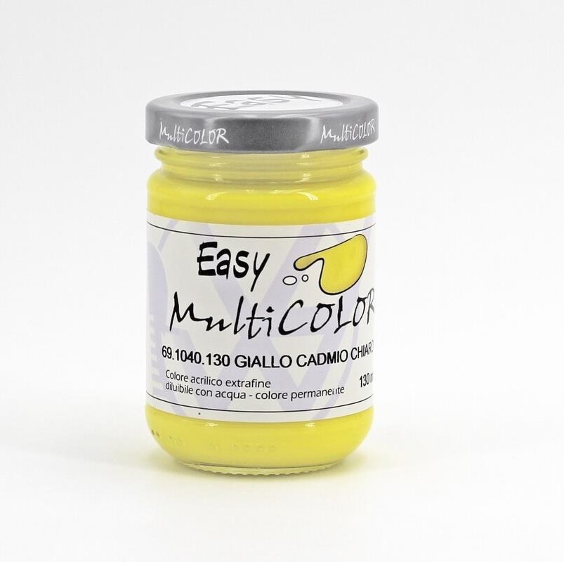 -verbose Colore Acrilico Easy Multicolor 130 ml - Giallo Cadmio Chiaro - immagine 1