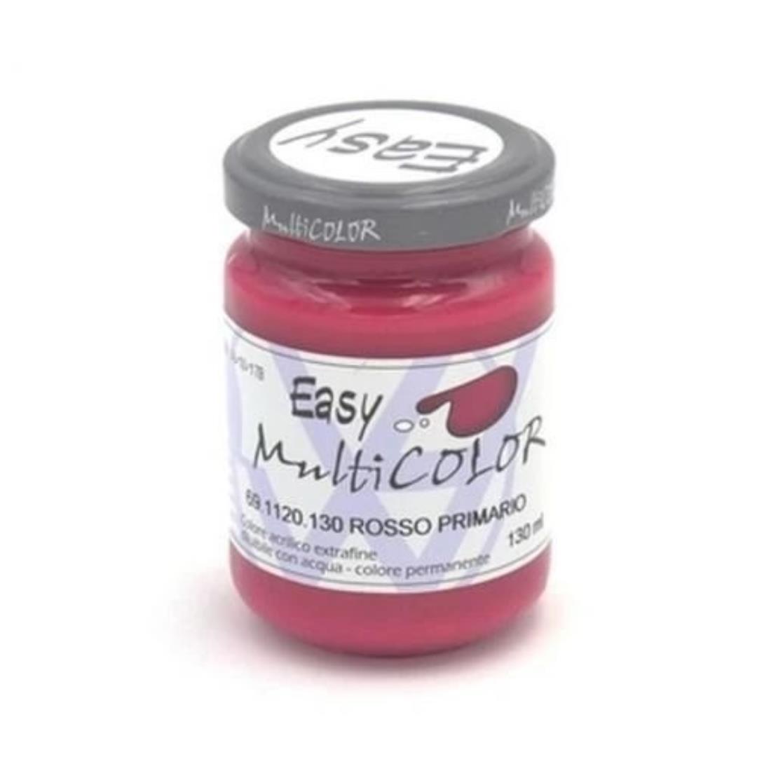 CREATOR: gd-jpeg v1.0 (using IJG JPEG v62), quality = 80 Colore Acrilico Easy Multicolor 130 ml - Rosso Primario - immagine 1