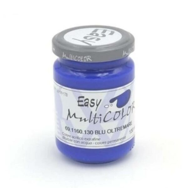 Colore Acrilico Easy Multicolor 130 ml - Blu Oltremare - immagine 1