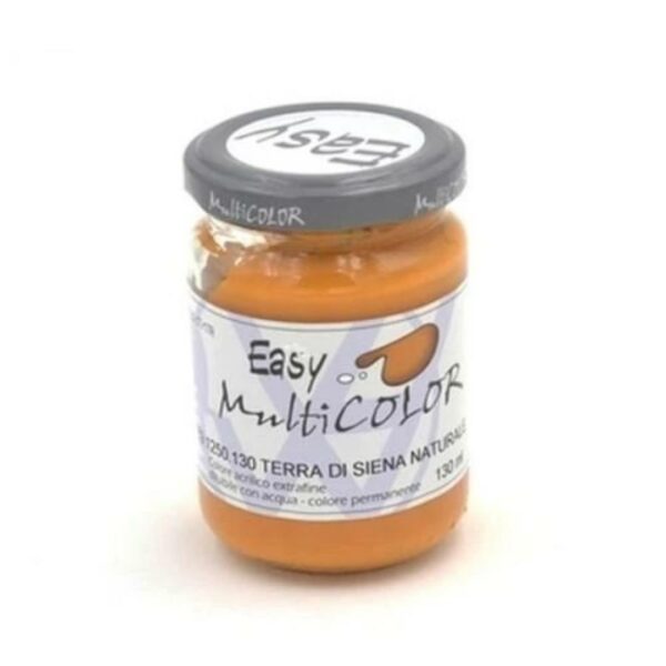 Colore Acrilico Easy Multicolor 130 ml - Terra Di Siena Naturale - immagine 1
