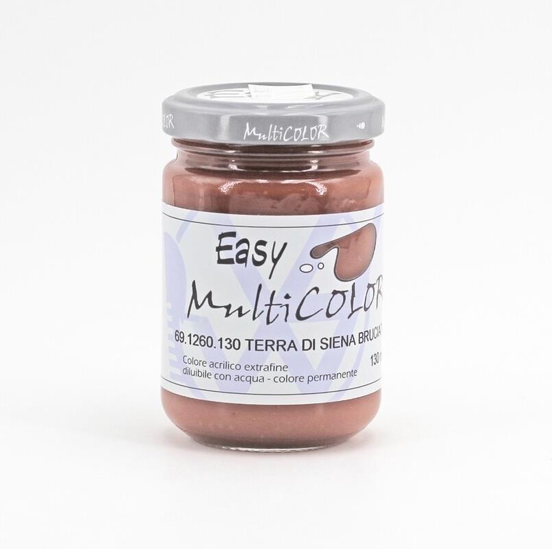 -verbose Colore Acrilico Easy Multicolor 130 ml - Terra Di Siena Bruciata - immagine 1