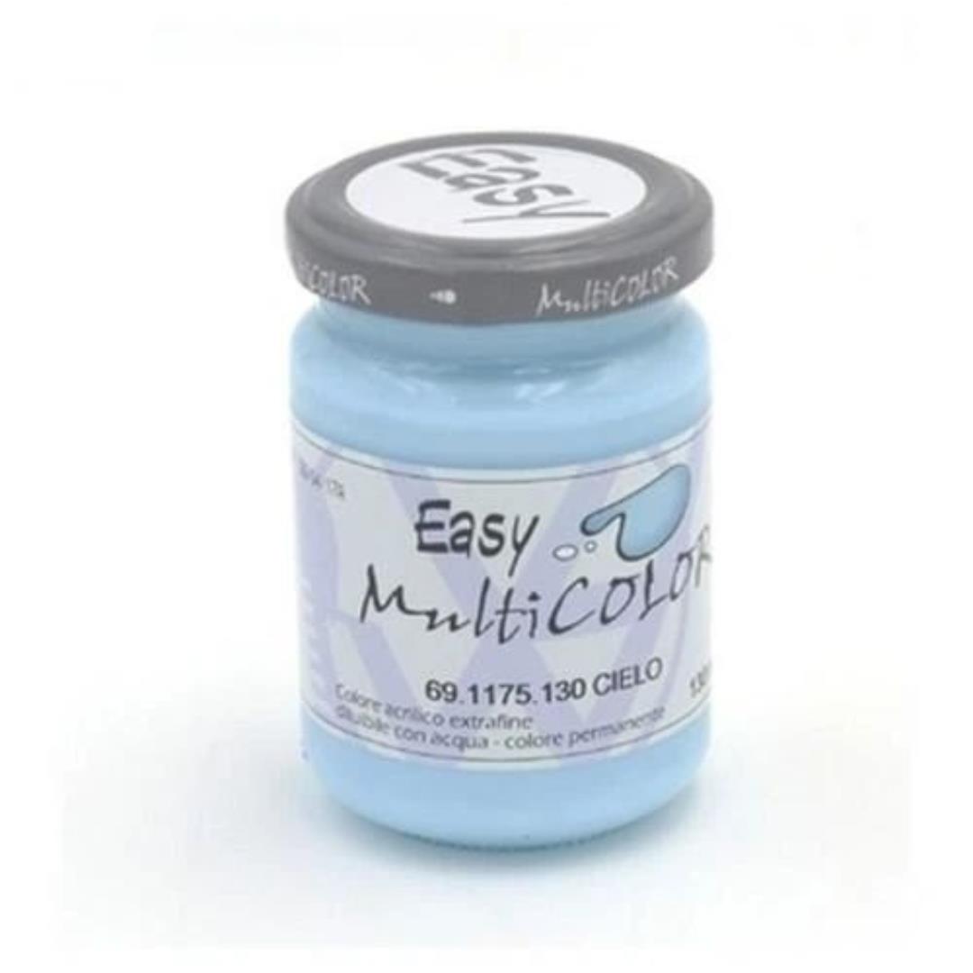 Colore Acrilico Easy Multicolor 130 ml - Blu Cielo - immagine 1