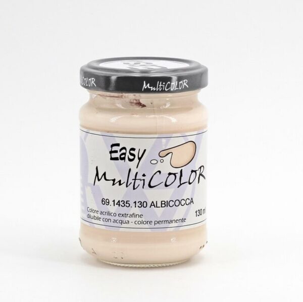 Colore Acrilico Easy Multicolor 130 ml - Albicocca - immagine 1