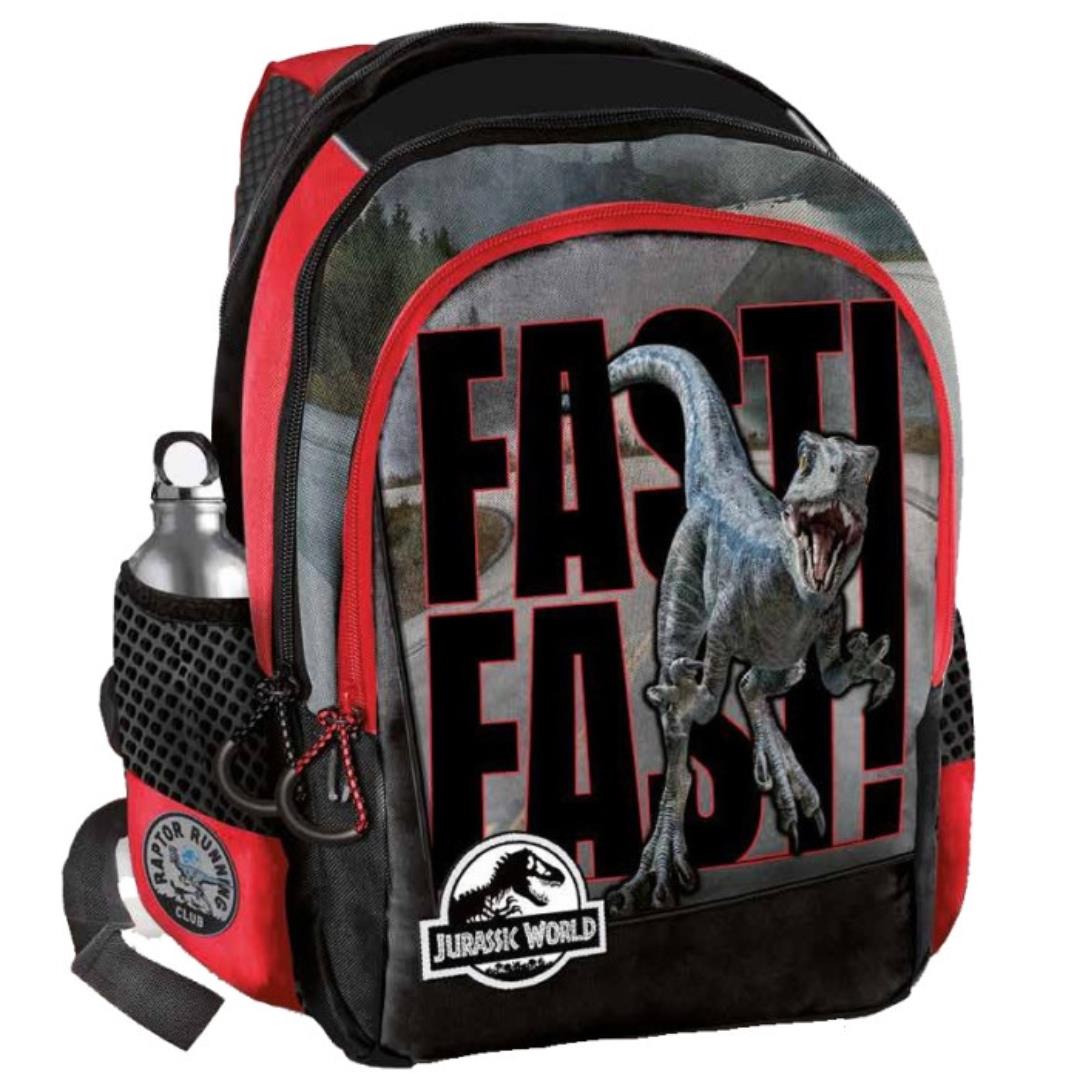 8056379190097_1 Zaino Round Tre Scomparti Jurassic World - immagine 1