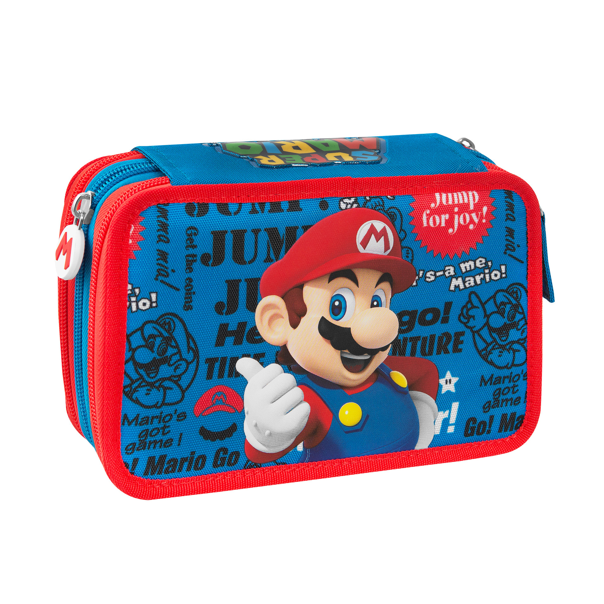 8058263157230_1 Astuccio tre zip Super Mario - immagine 1
