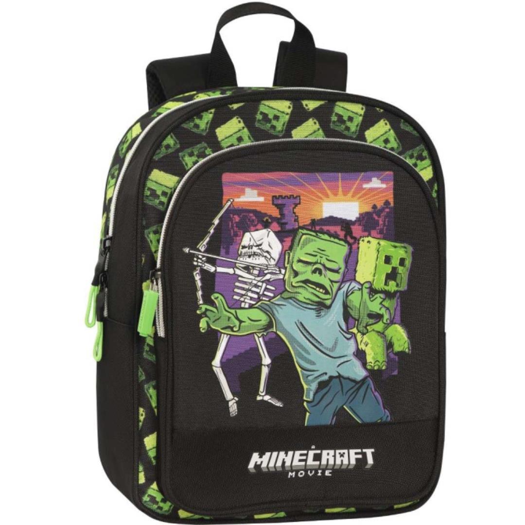 8058263220811_1 Zaino Asilo Minecraft Movie - immagine 1