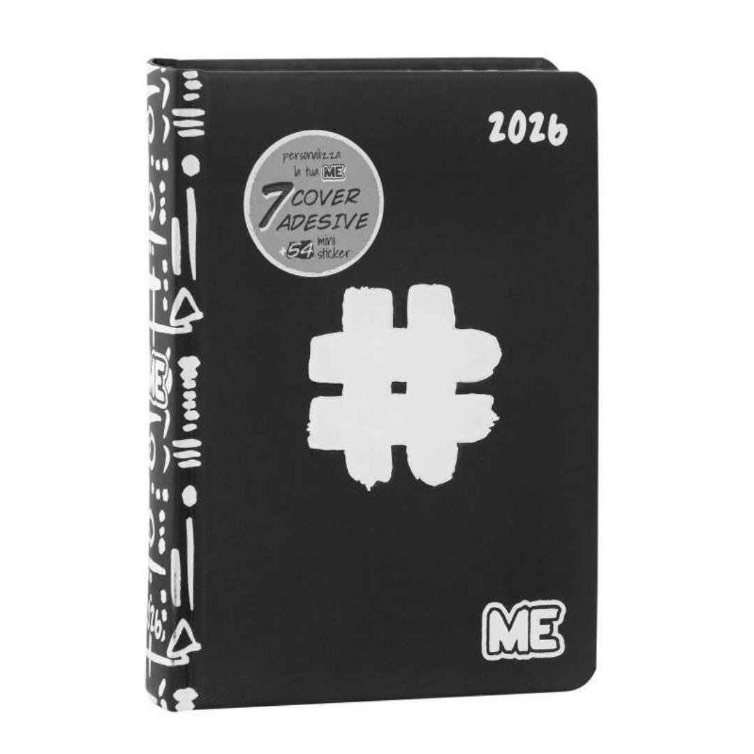 8058263233088_1 Agenda Classic Me 2025-2026 Hashtag Medium - immagine 1