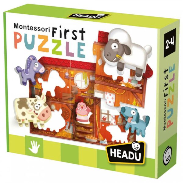 Montessori first puzzle the farm Headu - immagine 1