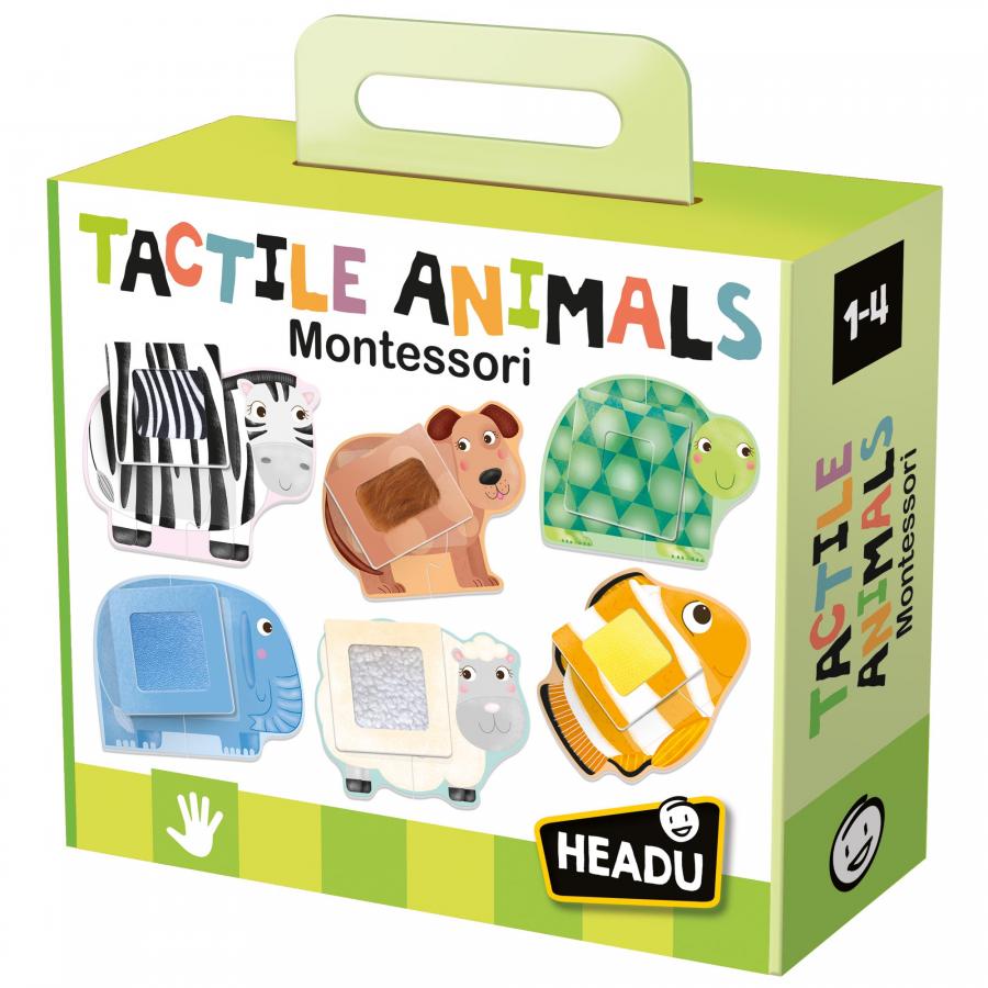 Montessori Tactile Animals Headu - immagine 1