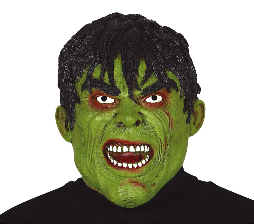 8434077022375_1 Maschera uomo verde, lattice - immagine 1