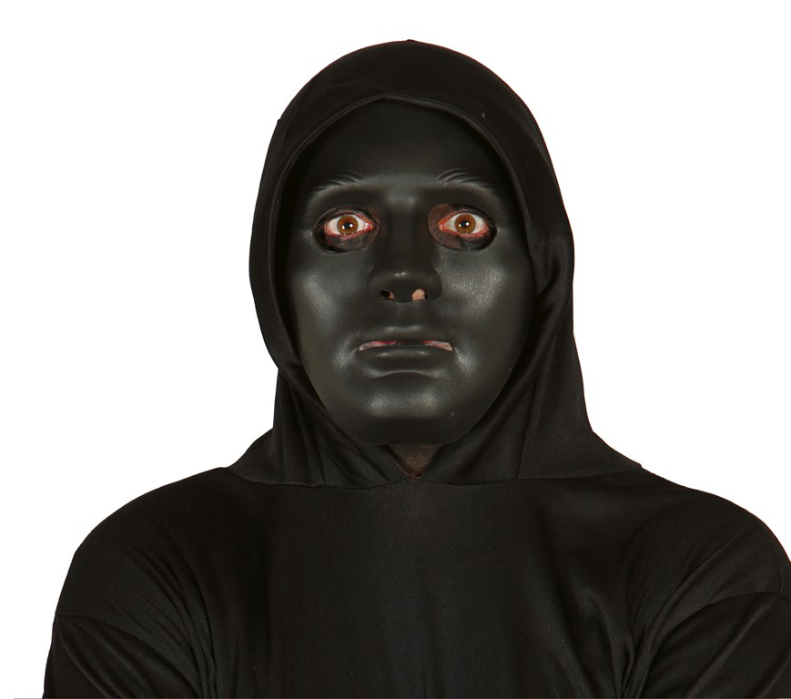 8434077026595_1 Maschera nera a viso intero uomo nero - immagine 1