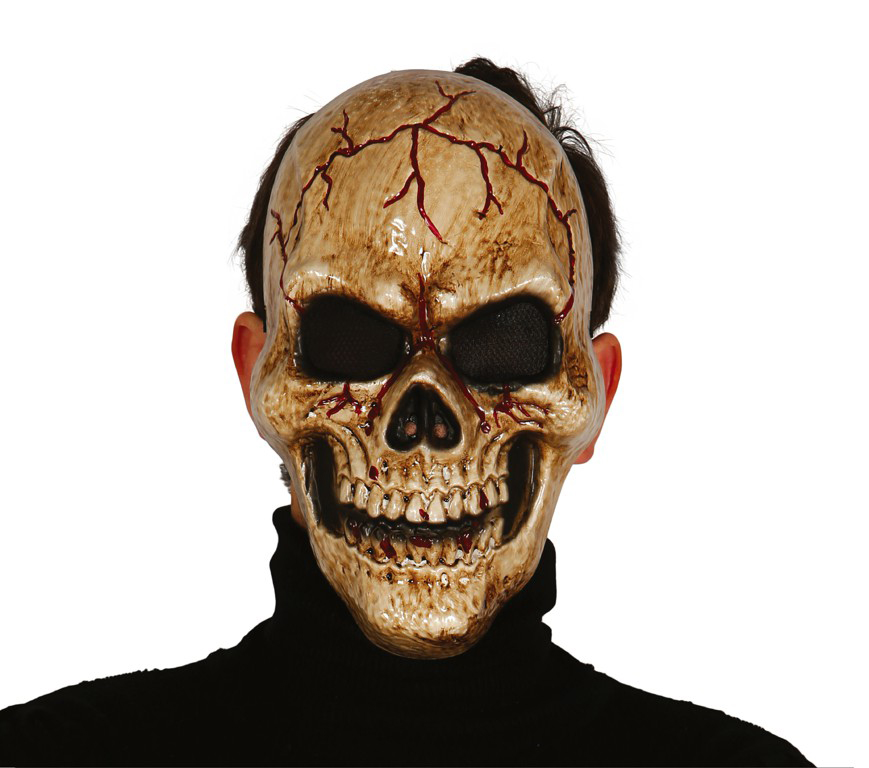 Maschera teschio delle tenebre, pvc - immagine 1
