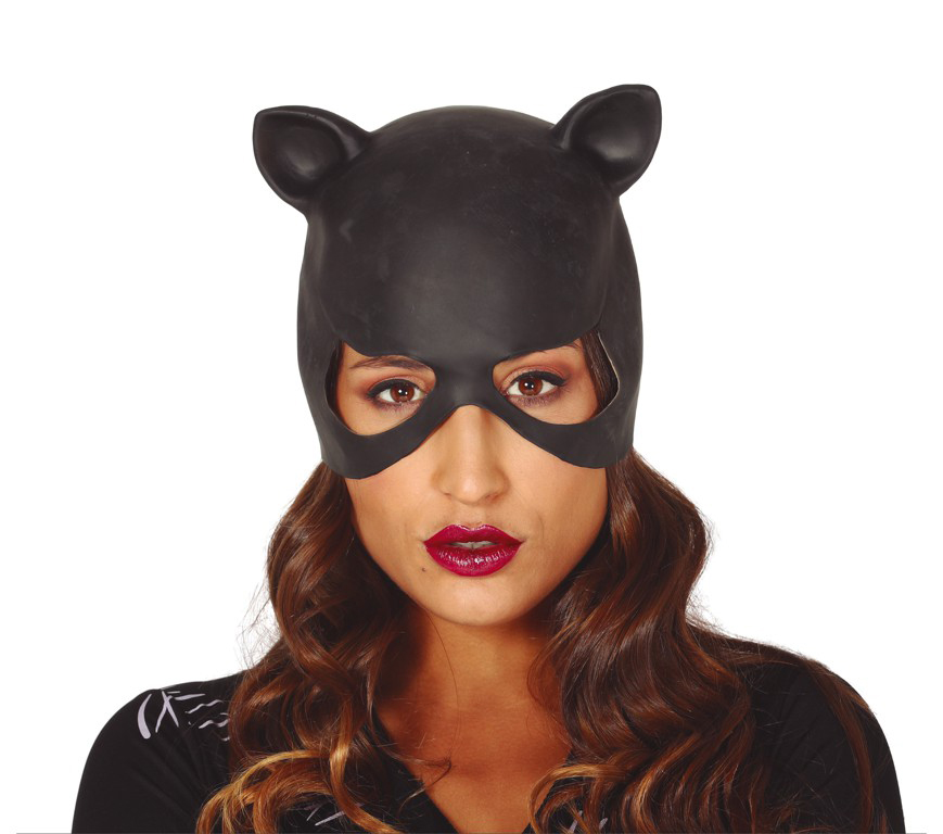 8434077028766_1 Maschera da donna gatta, cat woman, lattice - immagine 1