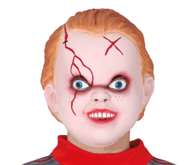 Maschera bambino diabolico, lattice - immagine 1