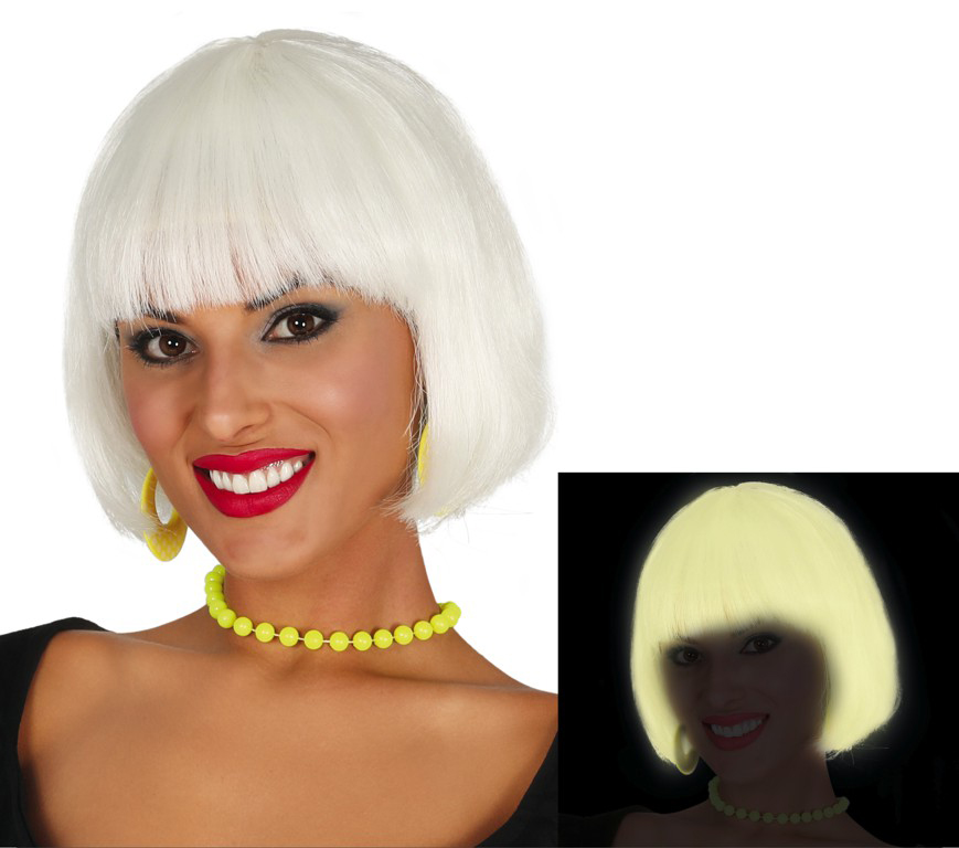 8434077040362_1-1 Parrucca bianca caschetto corto - immagine 1