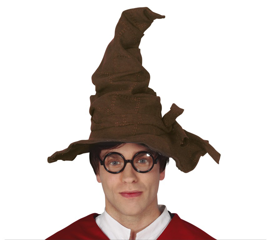 8434077131947_1 Cappello marrone mago, Harry Potter in tessuto - immagine 1